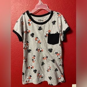 3/$14 Disney mini mouse girls‎ t-shirt short sleeve size L(14)
